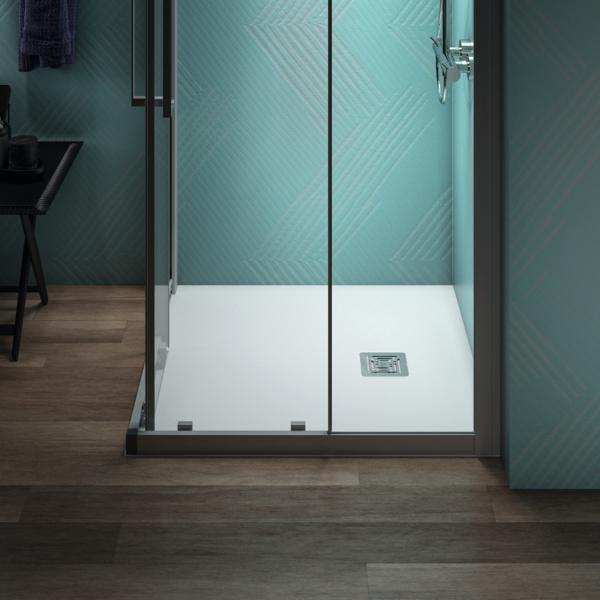 Ideal Standard Ultra Flat S+ Quadrat-Brausewanne 900x900mm Mineralguss Weiß Matt – Rutschhemmend