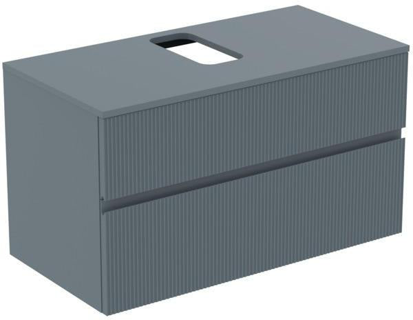 Ideal Standard Finesse Waschtischunterschrank 1002 mm, 2 Auszüge, Greige matt, wandhängend
