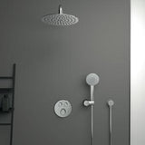 Ideal Standard Idealrain Wandanschluss 300 mm Chrom – Aufputz Kopfbrauseanschluss mit Rosette