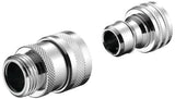 Ideal Standard Ceraplus 2 Schnellkupplung G1/2 Zoll Chrom für Duschschlauch – Metall-Steckkupplung