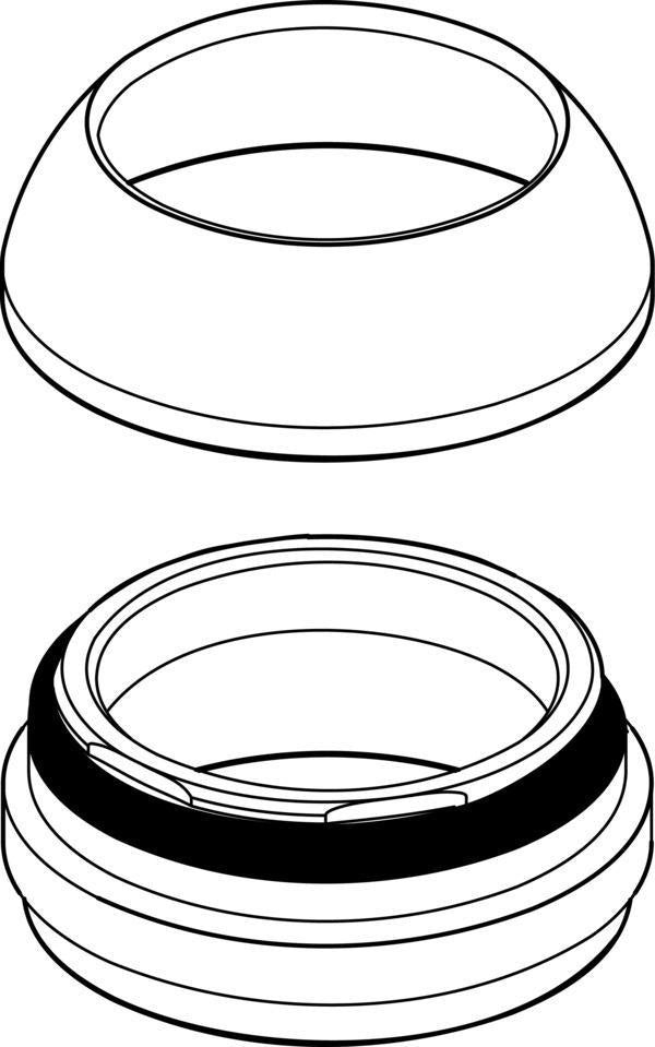 Ideal Standard Abdeckkappe 28 mm Kartusche Chrom – Passgenaue Verchromte Abdeckung