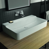 Ideal Standard Conca Aufsatzwaschtisch 800x450x145 mm Weiß ohne Hahnloch und Überlauf