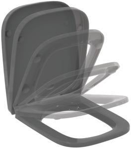Ideal Standard i.life B WC-Sitz Wrapover Softclosing Weiß – Duroplast, Absenkautomatik, abnehmbar
