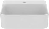Ideal Standard Handwaschbecken Conca 400x350x145mm, 1 Hahnloch, ohne Überlauf, Weiß