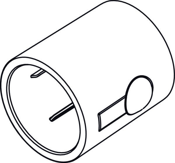 Ideal Standard IS Temperaturgriff Ceratherm 60 mit Logo ISI – Chrom, Drehknopf