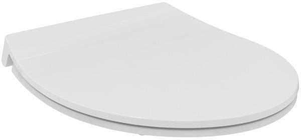 Ideal Standard WC-Sitz Tirso Sandwich Softclose Weiß, abnehmbar, Montage von oben