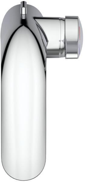 Ideal Standard Melange Waschtischarmatur Chrom 136 mm mit Ablaufgarnitur und flexiblen Schläuchen