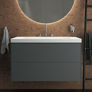 Ideal Standard Extra Möbelwaschtisch 1010 mm, 3 Hahnlöcher, mit Überlauf, Weiß