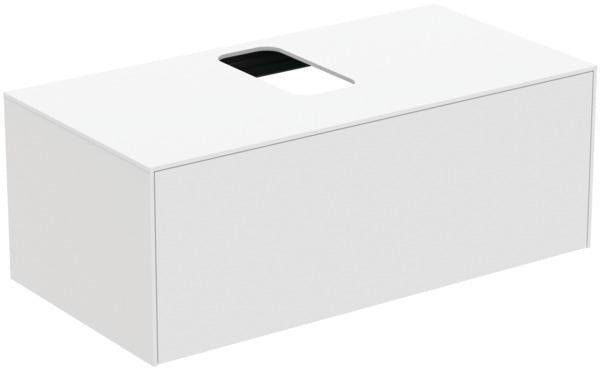 Ideal Standard Conca WT-Unterschrank 1002 mm, 1 Auszug, Push-Open, weiß matt