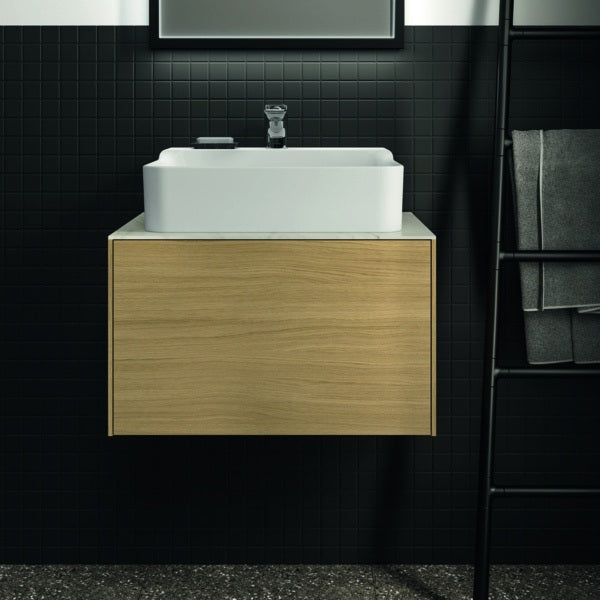 Ideal Standard Conca WT-Unterschrank 600 mm Eiche geflammt, 1 Auszug mit Push-Open