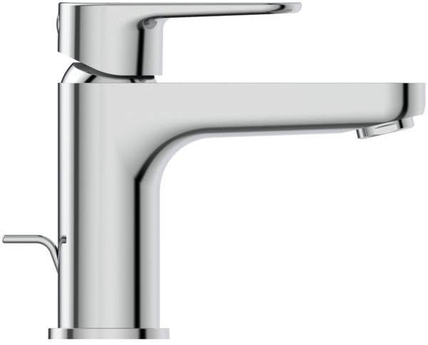 Ideal Standard Cerafine O Waschtischarmatur Chrom 114 mm mit Ablaufgarnitur und Heißwasser-Sparfunktion