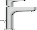 Ideal Standard Cerafine O Waschtischarmatur Chrom 114 mm mit Ablaufgarnitur und Heißwasser-Sparfunktion