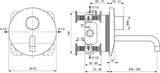 Ideal Standard Ceraplus Sensor-Wand-Waschtischarmatur, Batterie, 150 mm Auslauf, Chrom