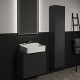 IDEAL STANDARD Hochschrank Conca, 1 Tür, wandhängend, 370x250x1700 mm, Weiß matt, links/rechts