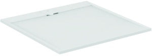 Ideal Standard Quadrat-Brausewanne Ultra Flat S i.life 1200x1200x30 mm Carraraweiß – Mineralguss mit Rutschhemmung