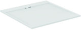 Ideal Standard Quadrat-Brausewanne Ultra Flat S i.life 1200x1200x30 mm Carraraweiß – Mineralguss mit Rutschhemmung