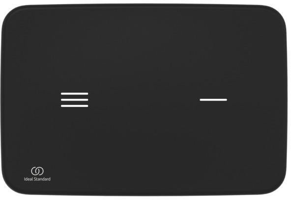 Ideal Standard IS Sensor-Betätigungsplatte NT1 Altes – Elektronische WC-Betätigung in Schwarz