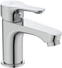Ideal Standard Waschtischarmatur Alpha mit Push-Open Ventil, Chrom – 1-Loch, Wassersparfunktion