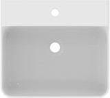 Ideal Standard Conca Aufsatzwaschtisch 500x450x145mm, 1 Hahnloch, ohne Überlauf, Weiß
