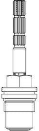 IDEAL STANDARD JADO Keramikoberteil G1/2 H960520NU rechtsschließend – Keramikkartusche für Armaturen