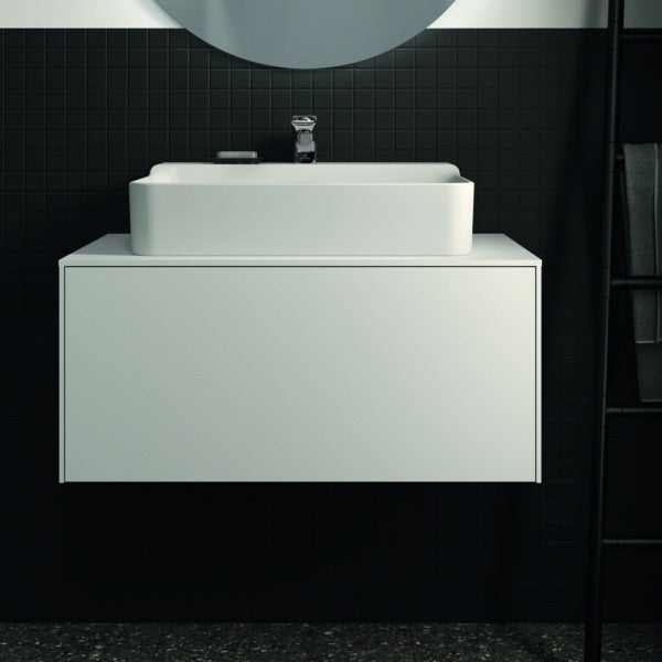 Ideal Standard Conca Waschtischarmatur Brushed Gold mit Ablaufgarnitur 132mm Ausladung