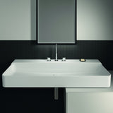 Ideal Standard Conca Aufsatzwaschtisch 1200 mm, 3 Hahnlöcher, ohne Überlauf, Weiß