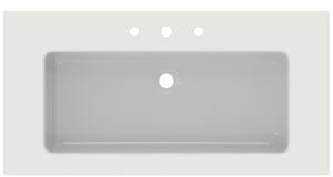 Ideal Standard Extra Möbelwaschtisch 1010 mm, 3 Hahnlöcher, mit Überlauf, Weiß