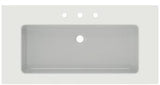 Ideal Standard Extra Möbelwaschtisch 1010 mm, 3 Hahnlöcher, mit Überlauf, Weiß