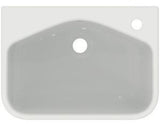 Ideal Standard i.life S Halbeinbau-Waschtisch 500x360x175 mm Weiß mit Überlauf