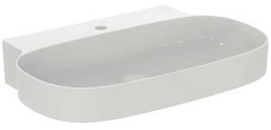 Ideal Standard Aufsatzwaschtisch Linda-X 750x500x135mm geschliffen Weiß 1 Hahnloch ohne Überlauf