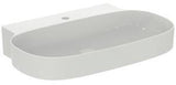 Ideal Standard Aufsatzwaschtisch Linda-X 750x500x135mm geschliffen Weiß 1 Hahnloch ohne Überlauf