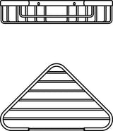 Ideal Standard IOM Eck-Seifenkorb in Chrom – Wandhängende Seifenablage aus Messing