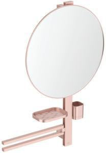 Ideal Standard Beauty Bar Accessoires-Kombi Alu+ L800 mit Kosmetikspiegel Ø508 mm Silver
