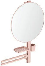 Ideal Standard Beauty Bar Accessoires-Kombi Alu+ L800 mit Kosmetikspiegel Ø508 mm Silver