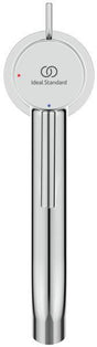 Ideal Standard Ceraline Nuovo Waschtischarmatur 135 mm mit Ablaufgarnitur und BlueStart, Chrom