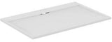 Ideal Standard Ultra Flat S i.life Rechteck-Brausewanne 1400x900x30 mm Carraraweiß, Mineralguss mit Rutschhemmung