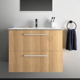 Ideal Standard i.life A Möbelpaket mit Waschtisch 80 cm und Unterschrank, Weiß matt, Chrom Griff
