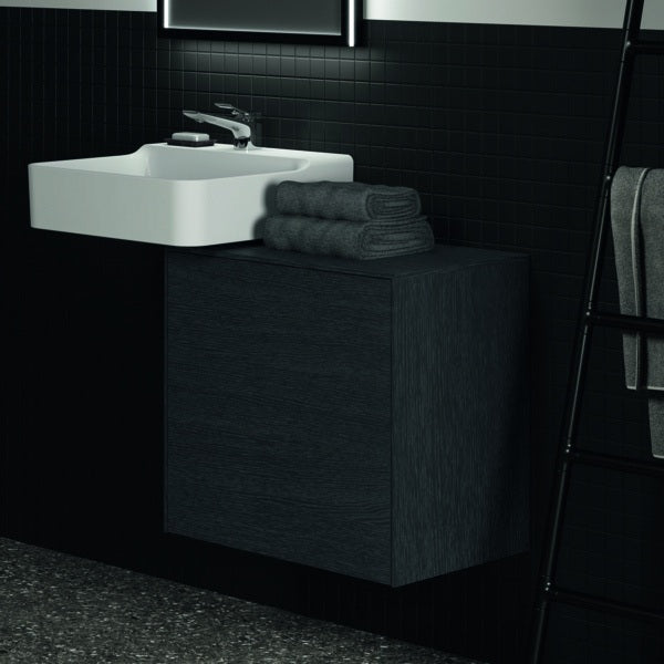 Ideal Standard Conca Waschtischunterschrank 602 mm, 1 Auszug, Push-Open, Weiß – ohne Ausschnitt
