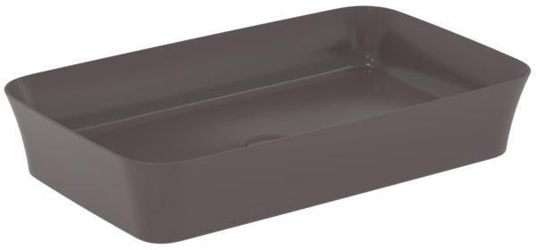 IDEAL STANDARD Ipalyss Schale 650x400x120 mm Seidenweiß – Aufsatzwaschtisch ohne Hahnloch & Überlauf