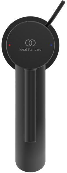 IDEAL STANDARD Ceraline Waschtischarmatur Silk Black 100 mm mit Ablaufgarnitur