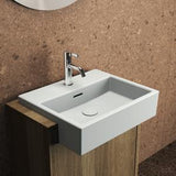 Ideal Standard Halbeinbau-Waschtisch Extra 500x420mm Weiß mit Überlauf und 1 Hahnloch
