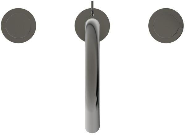 Ideal Standard Joy 3-Loch Waschtischarmatur in Brushed Gold mit Ablaufgarnitur, 127 mm Ausladung