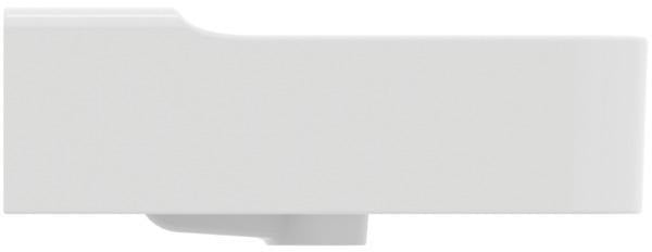 Ideal Standard Conca Aufsatzwaschtisch 800x450x165mm, 1 Hahnloch, mit Überlauf, geschliffen Weiß
