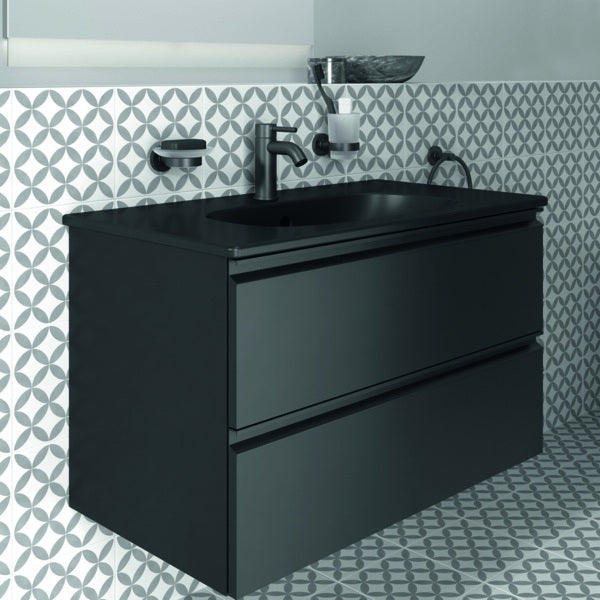 Ideal Standard IOM Seifenschale aus satiniertem Glas mit verchromter Wandhalterung