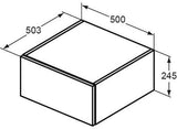 IDEAL STANDARD Auszugsfront Adapto für Unterschrank 250 mm Pinie hell Dekor