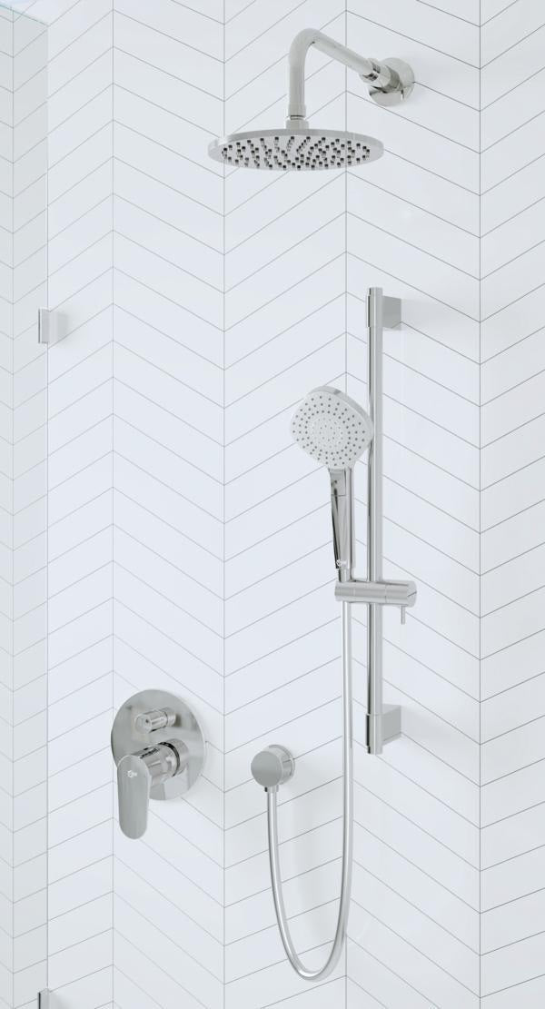 Ideal Standard Idealrain Evo Handbrause 3-Funktion, 110 mm, Chrom – mit Antikalk-System