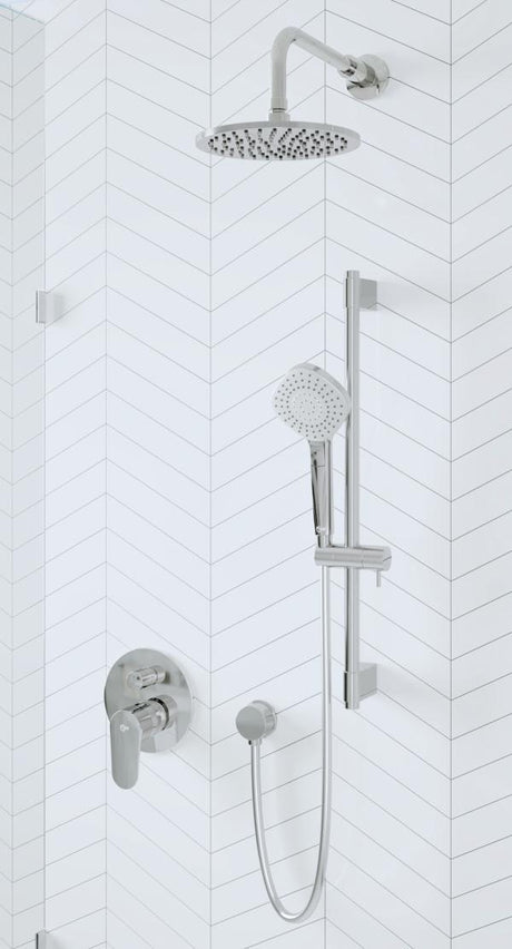 Ideal Standard Idealrain Evo Handbrause 3-Funktion, 110 mm, Chrom – mit Antikalk-System