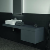Ideal Standard Conca WT-Unterschrank 600 mm Eiche geflammt, 1 Auszug mit Push-Open