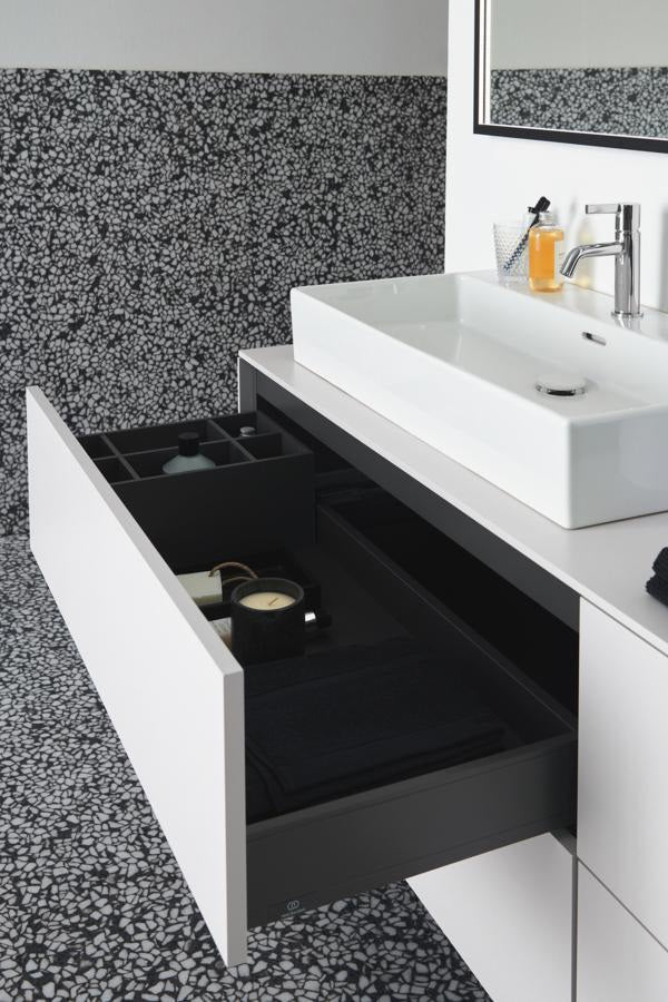 Ideal Standard WT-Unterschrank Conca, 4 Auszüge, ohne Ausschnitt, 1987x505x550 mm, Walnuss Dunkel