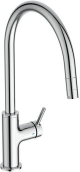 Ideal Standard Ceraline Nuovo Küchenarmatur mit herausziehbarer Brause, hoher Auslauf, Chrom